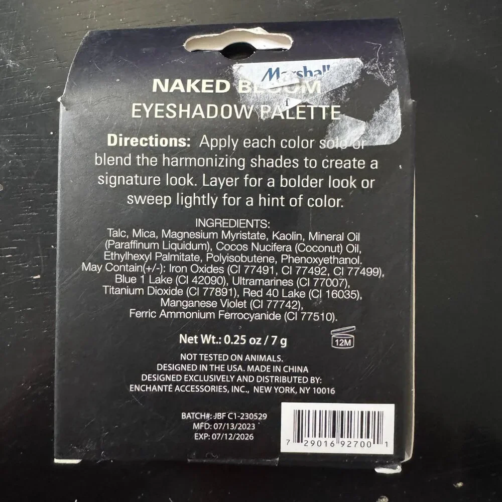 NWT Max Studio Naked Bloom Eyeshadow Palette NEW!